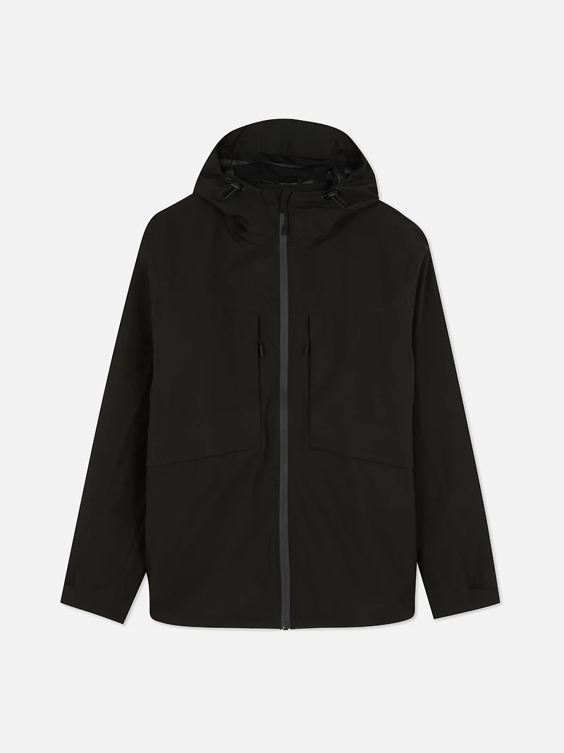 Zip-Up Waterproof Raincoat