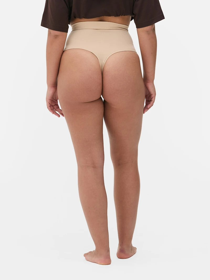 High Waisted Seamless Shaping Thong