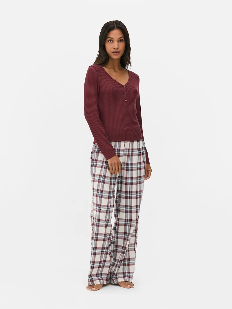 Flannel Pajama Set