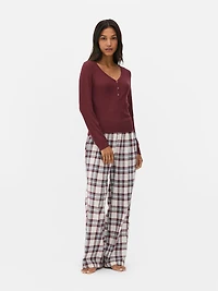 Flannel Pajama Set
