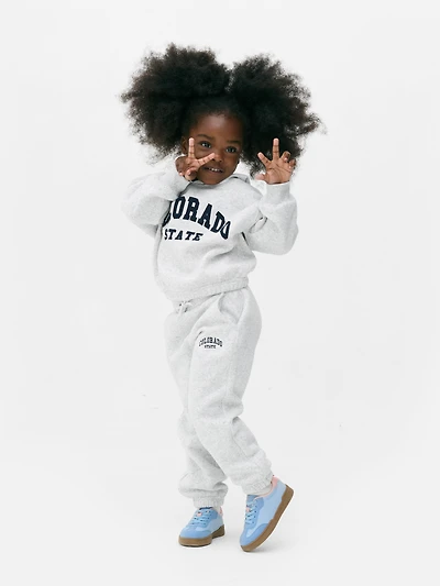 Cuffed Graphic Sweatpants