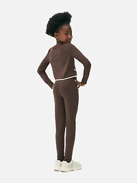 2-15yrs | Performance Contrast Waistband Leggings