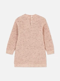 0-36mths | Unicorn Knit Dress And Tights Set