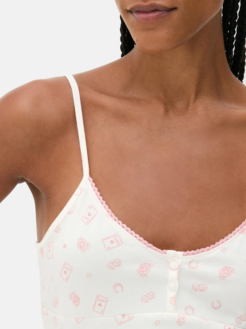 Cotton Cami Pajama Set