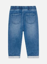 Turn-Up Sweatpant Jeans