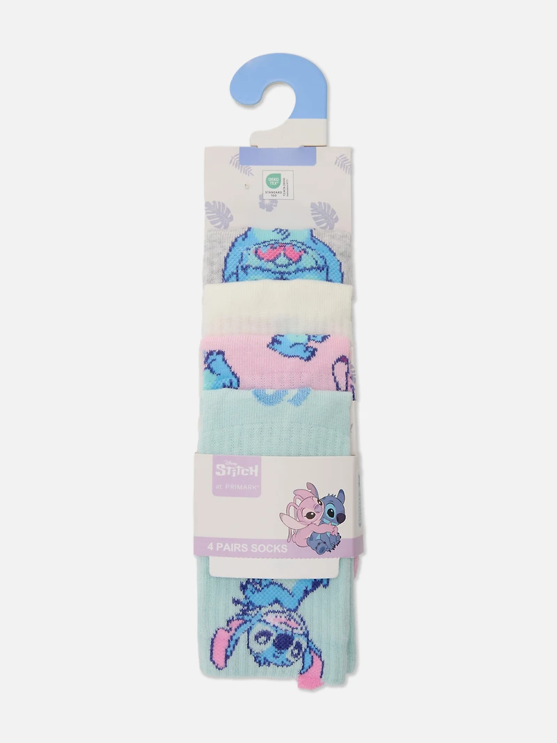 4-Pack Disney’s Stitch Ankle Socks