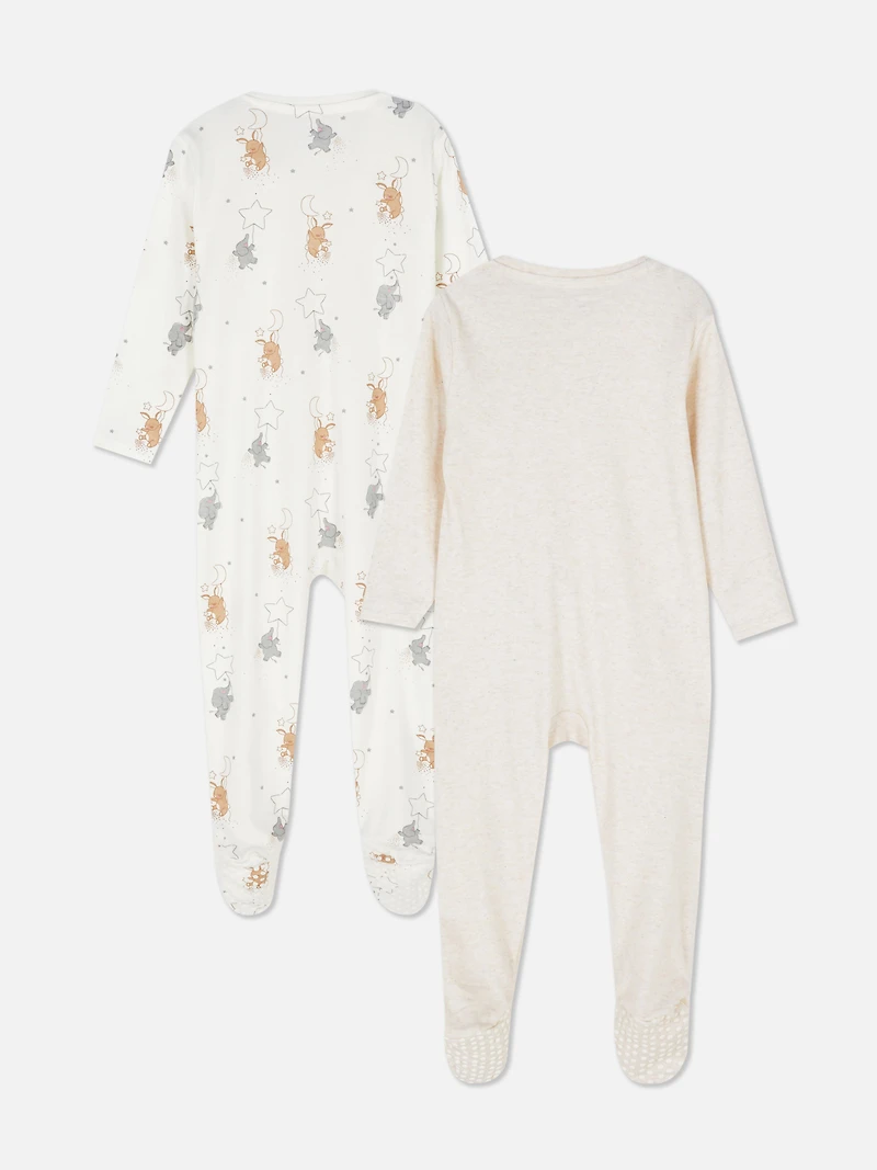 0-24mths | 2pk Zip-Up Sleepers