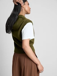 2 In 1 Knitted Vest Top