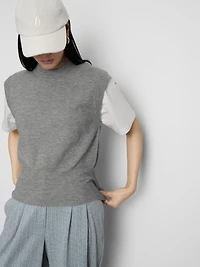 2 In 1 Knitted Vest Top