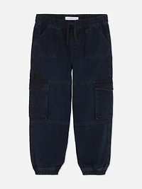 7-15yrs | Cuffed Cargo Sweatpant Jeans