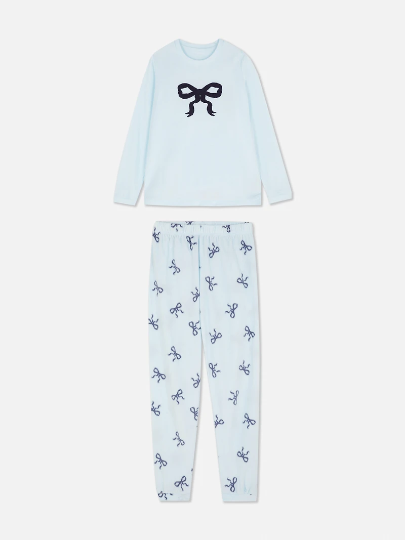 Plush Pajama Set