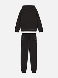 Pullover Hoodie and Cuffed Joggers Set