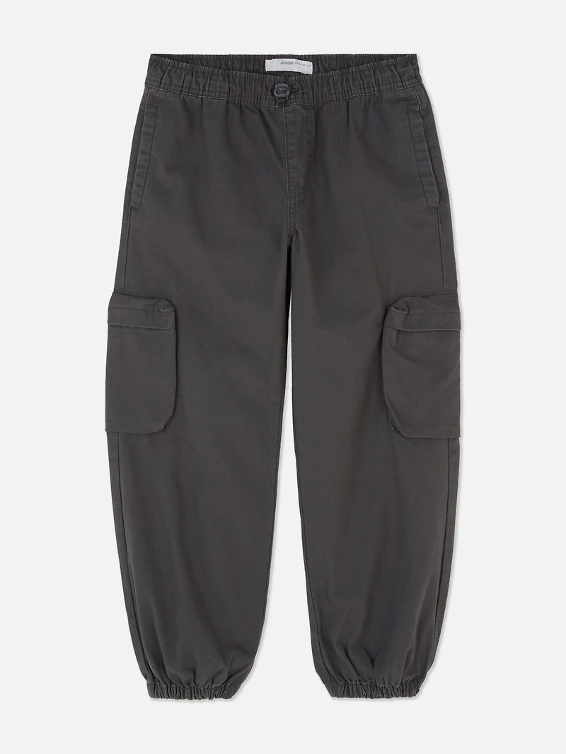 7-15yrs | Cuffed Cargo Sweatpants