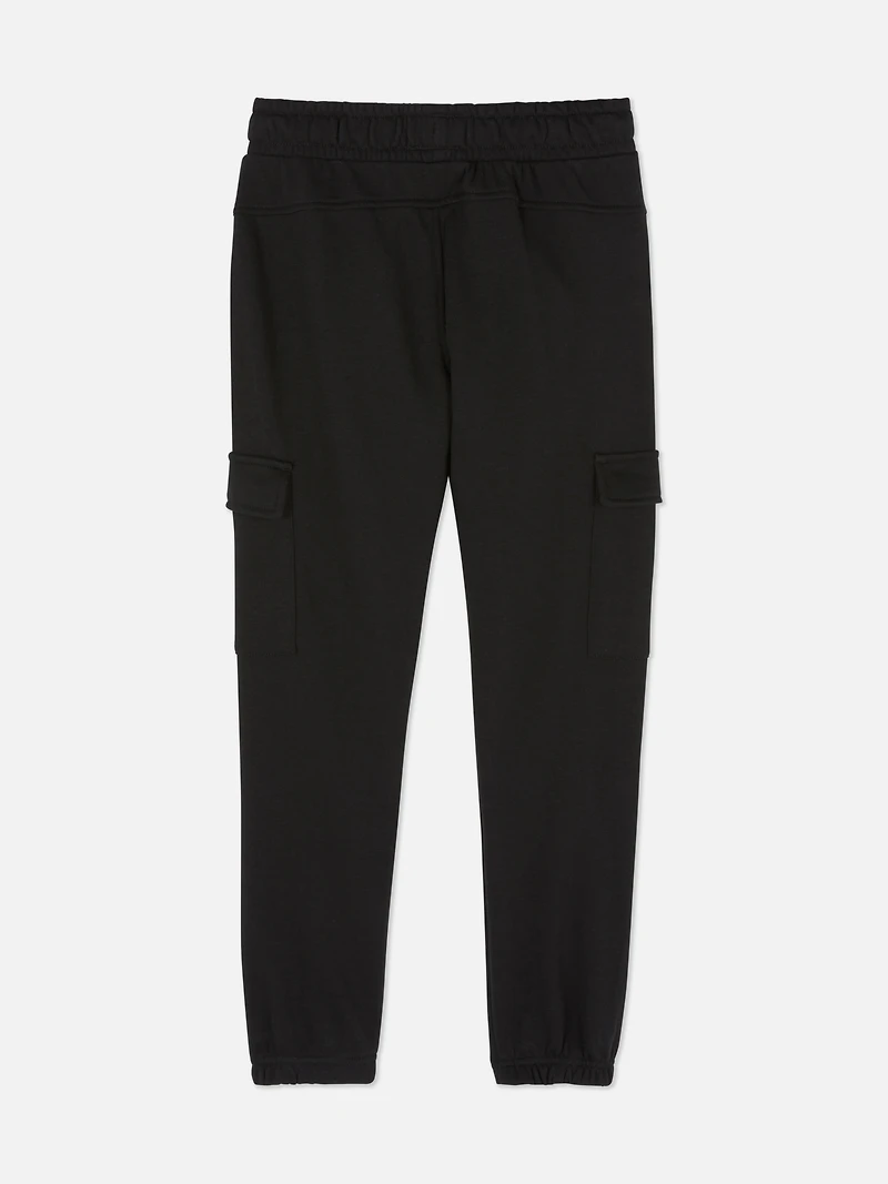 7-15yrs | Cuffed Cargo Sweatpants