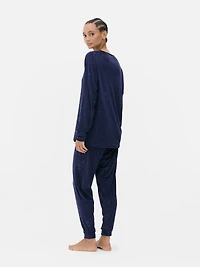 Plush Star Pajama Set