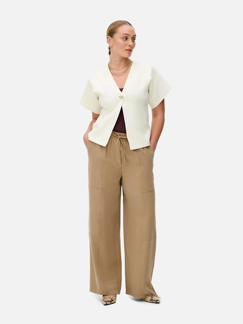 V-Neck Batwing Cardigan