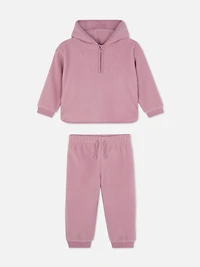 0-36mths | Fleece Hoodie and Sweatpants Set