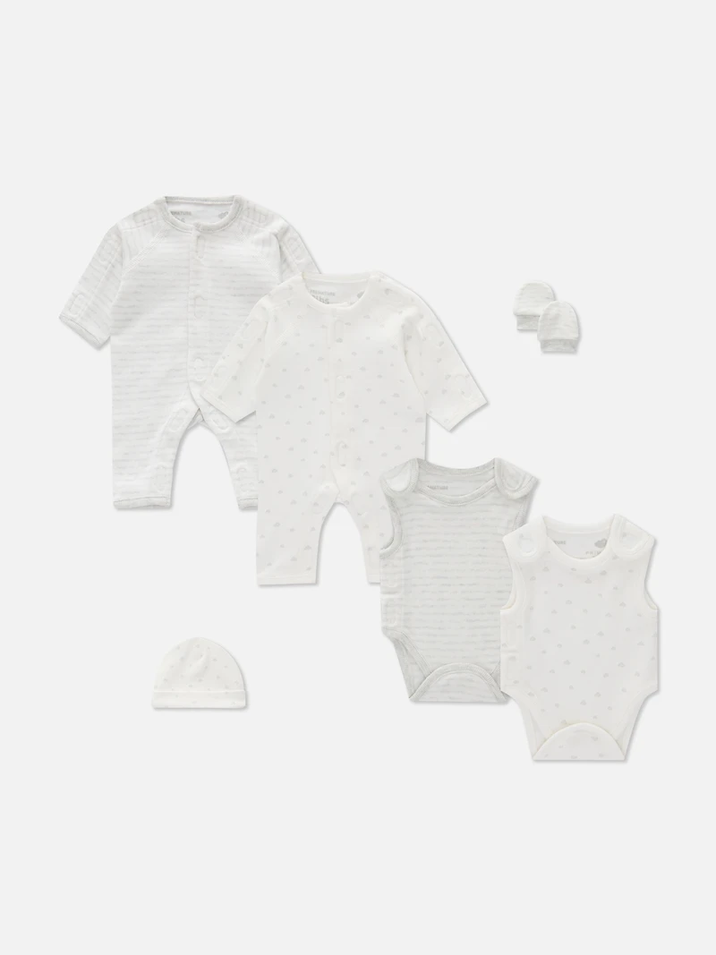 6-Piece Premature Baby Outfit Set