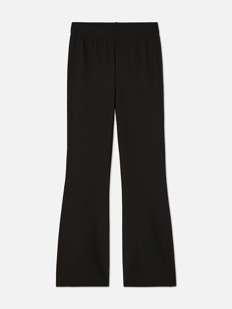 7-15yrs | Ribbed Flare Leggings