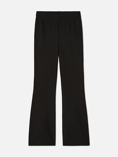 7-15yrs | Ribbed Flare Leggings