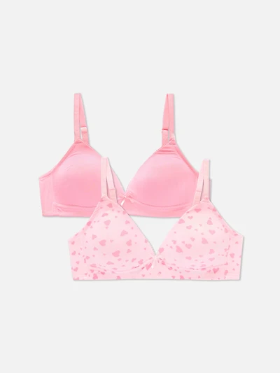 2-Pack Molded Bras