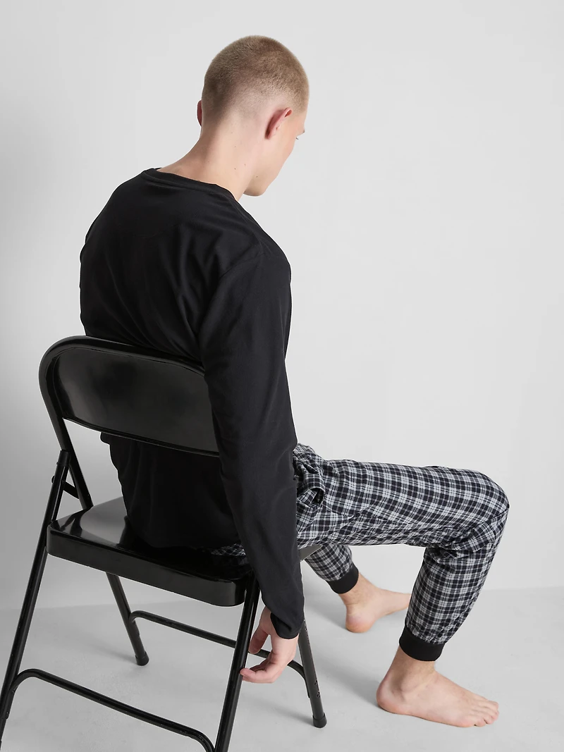 Check Long Pajama Set