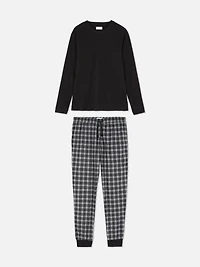 Check Long Pajama Set