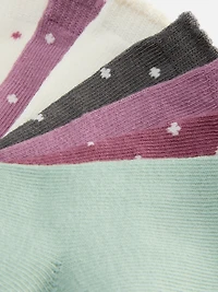 7pk Scallop Trim Socks