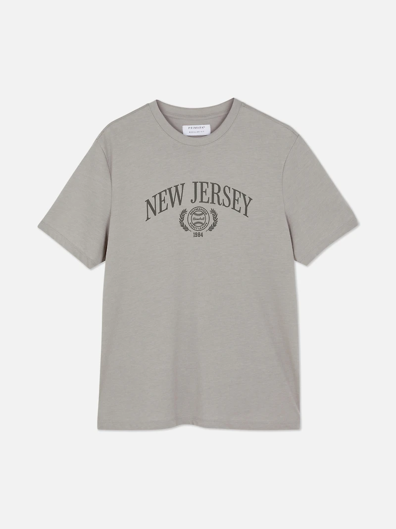 New Jersey Short Sleeve Graphic T-Shirt