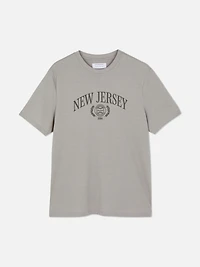 New Jersey Short Sleeve Graphic T-Shirt