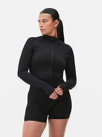 Seamless Zip Through Jacket