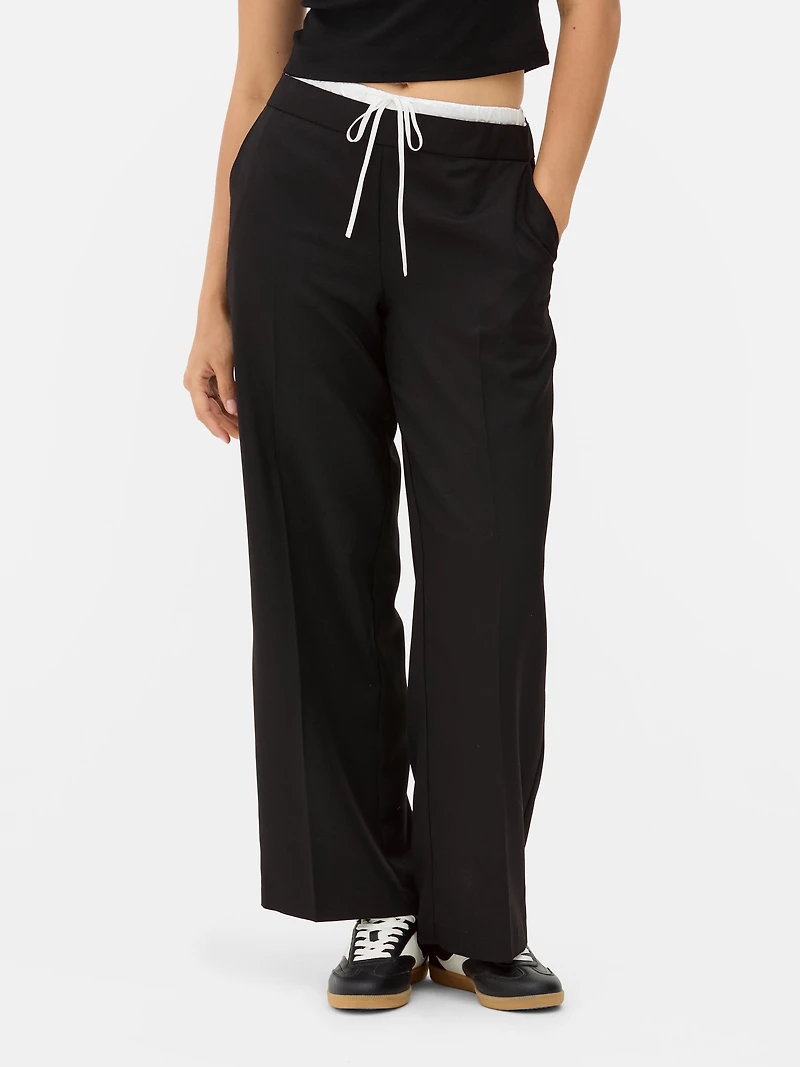 Straight Leg Boxer Pants