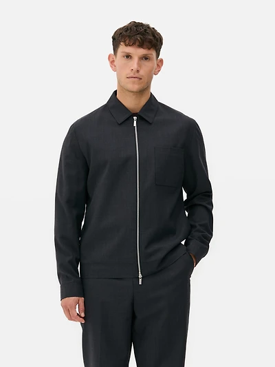 Kem Zip-Up Polished Jacket