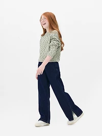 Girls Indigo 7-15yrs | Wide Leg Jeans