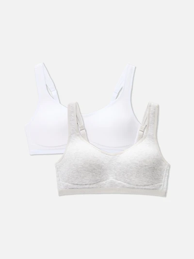 2pk Love To Lounge Cotton Bralette