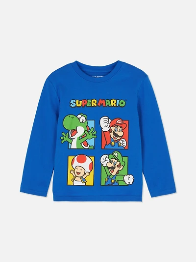 1.5-8yrs | Super Mario World Long Sleeve T-Shirt