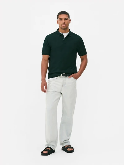 Men's Green Essential Polo Shirt
