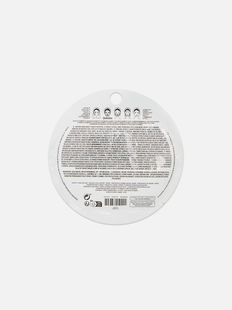 PS... Pomegranate and Pro Vitamin B5 Sheet Mask