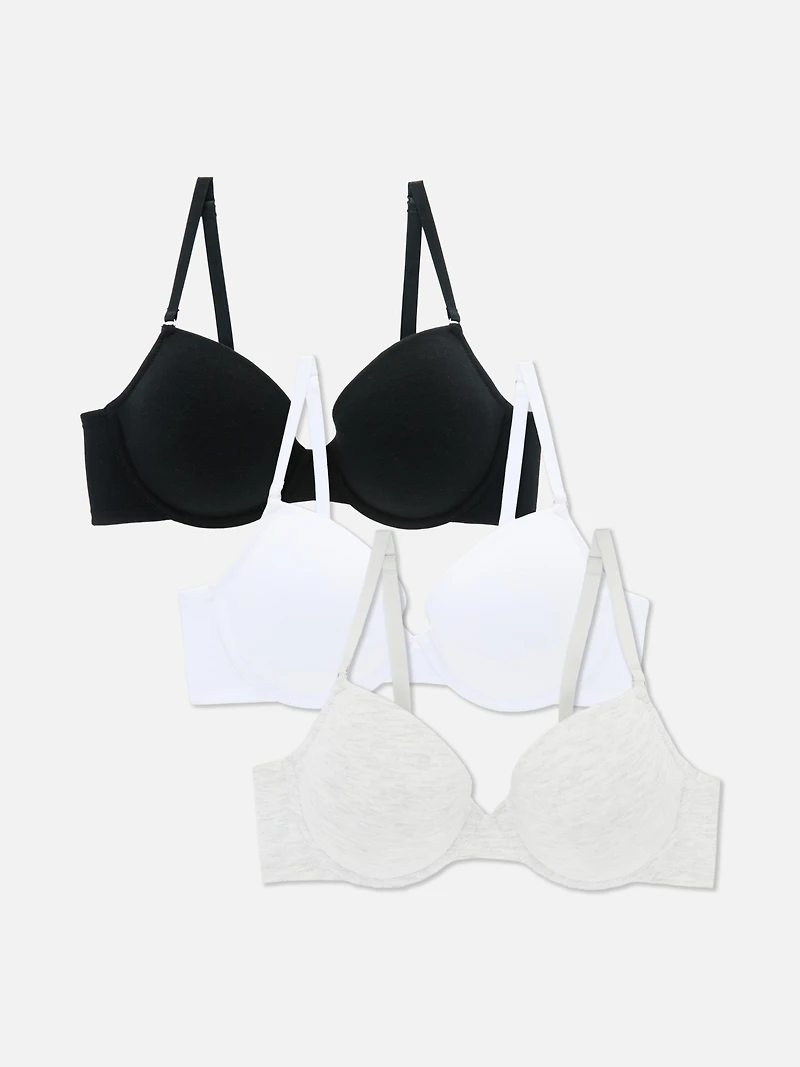 3-Pack T-Shirt Bras