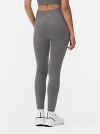 Women's Dark Gray High Waisted Seamless Leggings