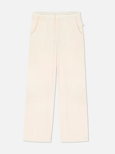 Wide Leg Pointelle Pajama Pants