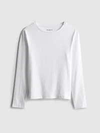7-15yrs | Ribbed Long-Sleeve T-Shirt