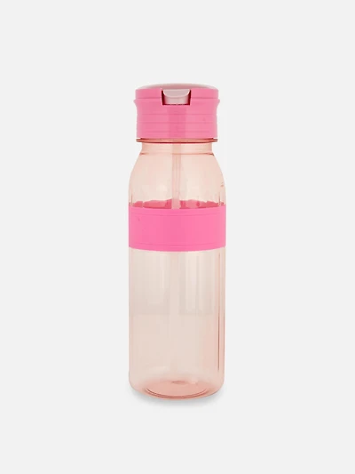Water Bottle with Pop-Up straw