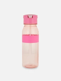 Water Bottle with Pop-Up straw