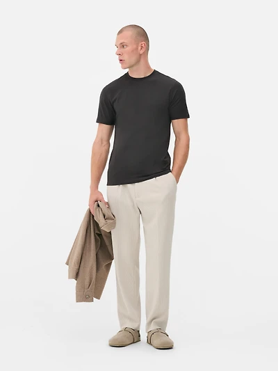 Men's Charcoal Slim Fit T-Shirt