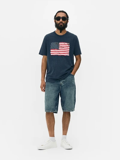 American Flag Short Sleeve T-Shirt