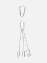 Silver 2-IN-1 Charging Cable