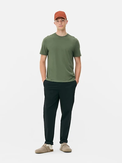 Men's Green Regular Fit T-Shirt