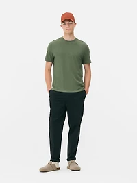 Men's Green Regular Fit T-Shirt