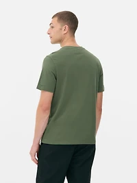 Men's Green Regular Fit T-Shirt